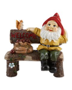 GARDEN GNOME GREETING SIGN
