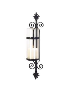 ORNATE SCROLL CANDLE SCONCE